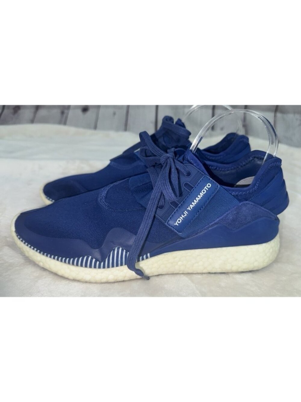 ADIDAS Yohji Yamamoto Y-3 Retro Boosy Rounded Blue Sneakers US 9.5 EU 43 1/3